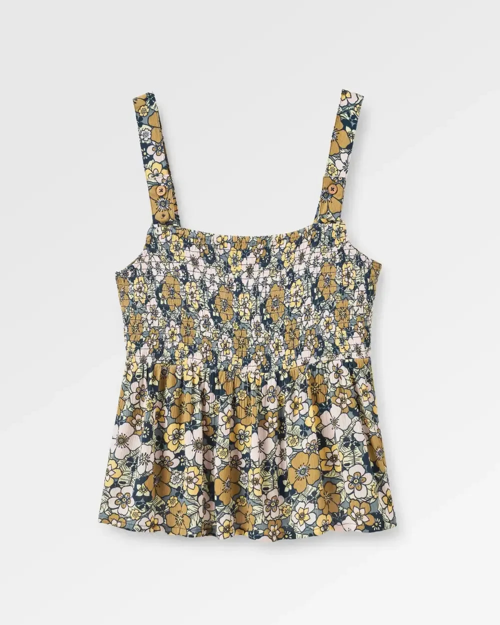Soleis Woven Cami - Vintage Floral Sunlight
