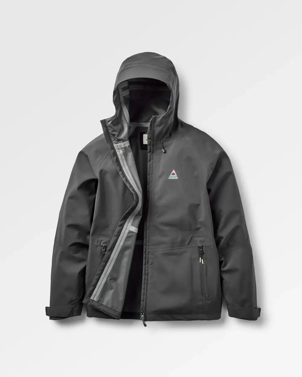Five Element Recycled Waterproof Jacket - Black