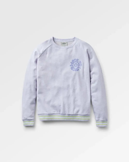 Fade Organic Cotton Sweatshirt - Lilac Mist Marl