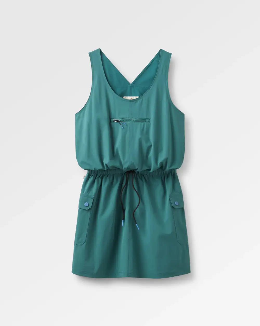 Trail Recycled Cargo Dress - Deep Ocean