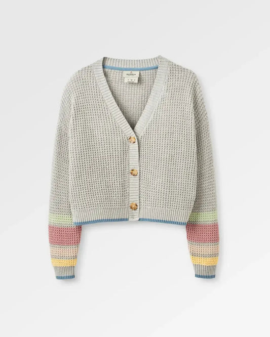 Serenity Knitted Cardigan - Grey Marl