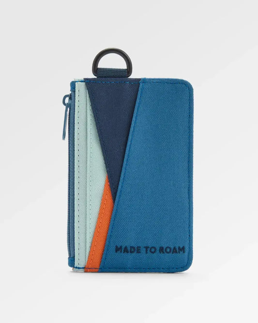 Mountain Recycled Card Holder - Rich Navy/Surf Spray/Moonlight Blue
