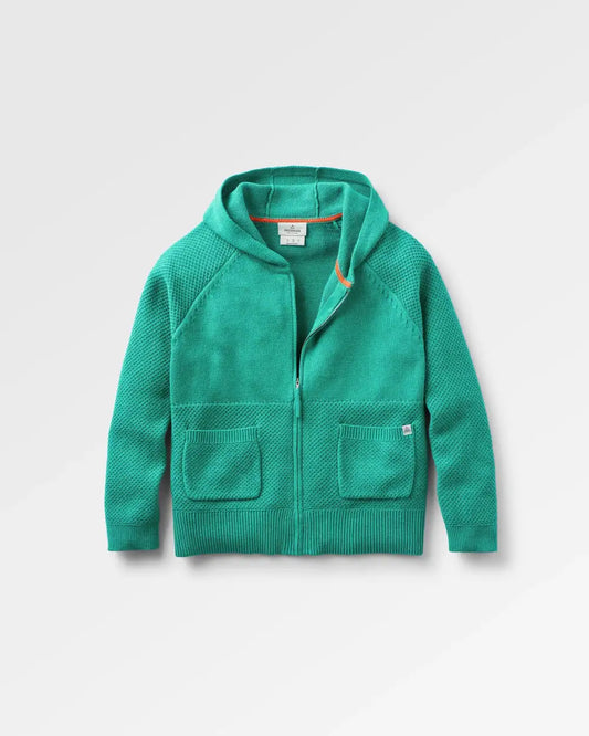 Cove Organic Cotton Knitted Zip Hoodie - Greenlake