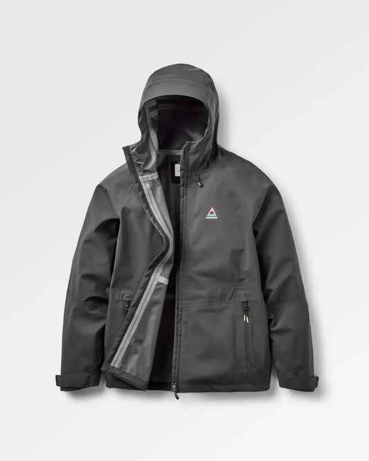 Five Element Recycled Waterproof Jacket - Black
