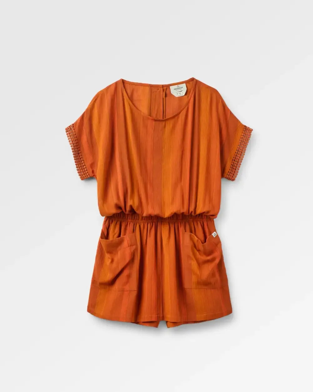 Clarity Short Skort Dress - Ember Orange Stripe