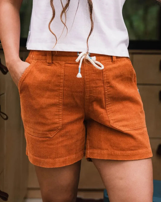 Avian Organic Cord Short - Sunset Orange