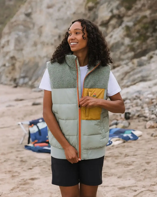 Inspire Recycled Insulated Vest - Pistachio
