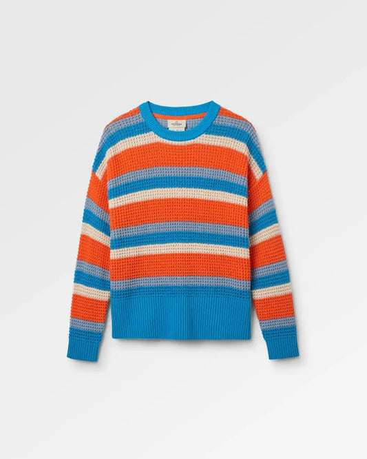 Reflection Stripey Jumper - Ember Orange Multi Stripe