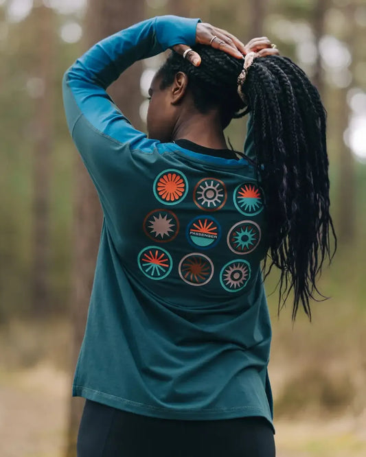 Chase The Light  Active LS T-Shirt - Deep Ocean