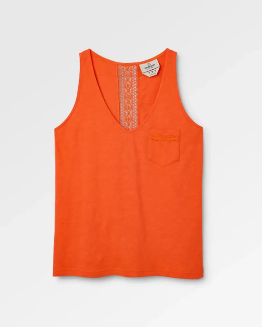 Rivergate Recycled Cotton Top - Ember Orange