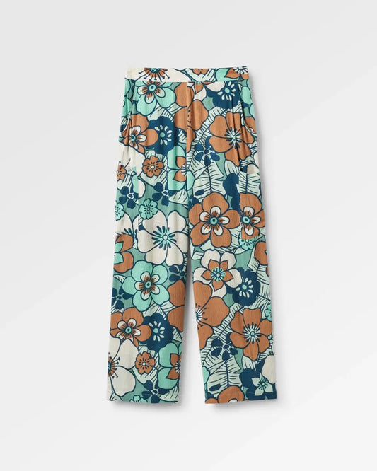 Someday Woven Trouser - Vintage Floral Aqua