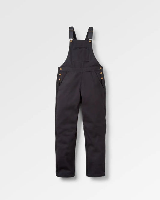 Shuffle Organic Cotton Dungarees - Black