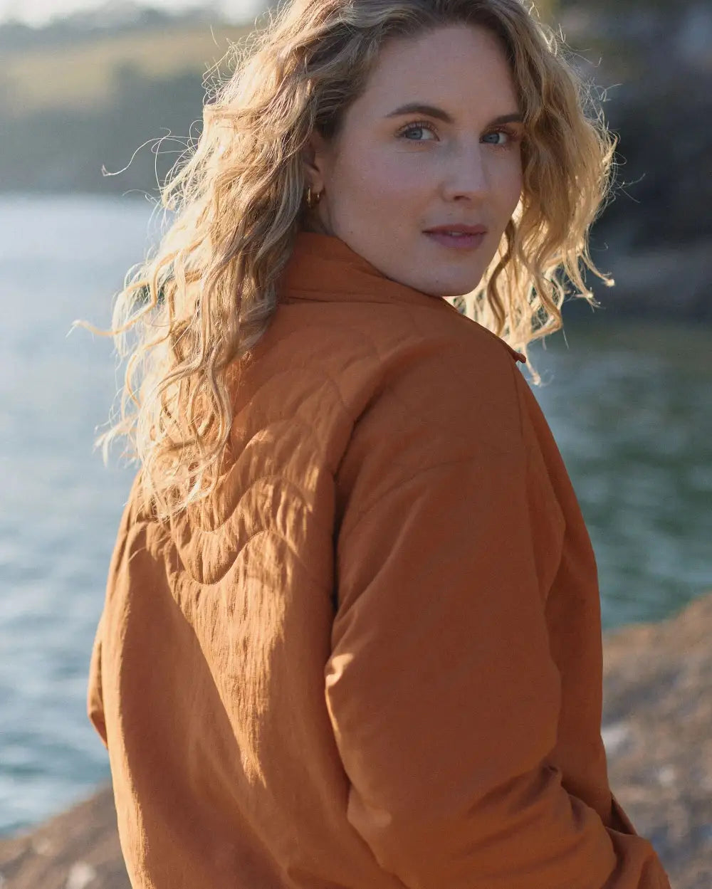 Tasi Recycled Insulated Jacket - Sunset Orange