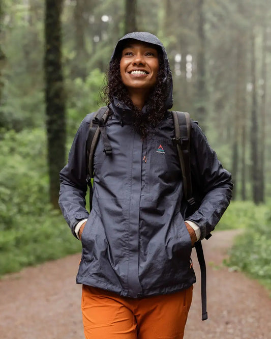 Trailscape Women's Recycled Waterproof Jacket - Charcoal