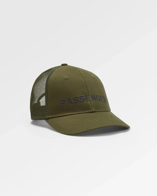 Recycled Cotton Trucker Cap - Khaki