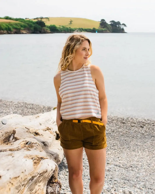 Retro Vibes Organic Cotton Vest  - Retro Stripe