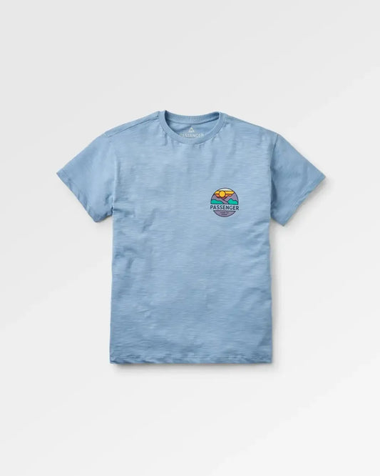 Laidback Recycled Cotton T-Shirt - Faded Denim