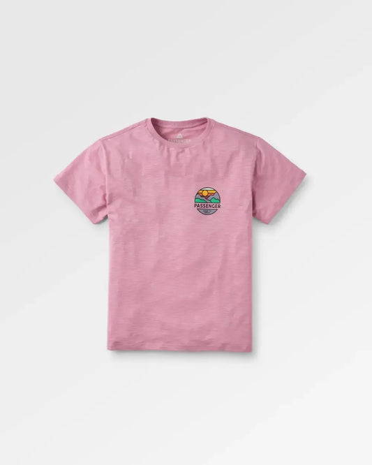 Laidback Recycled Cotton T-Shirt - Pink Haze