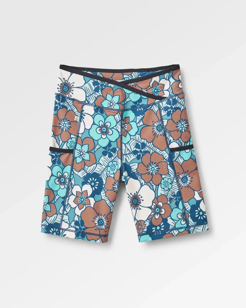 Mantra Recycled Active Short - Vintage Floral Aqua