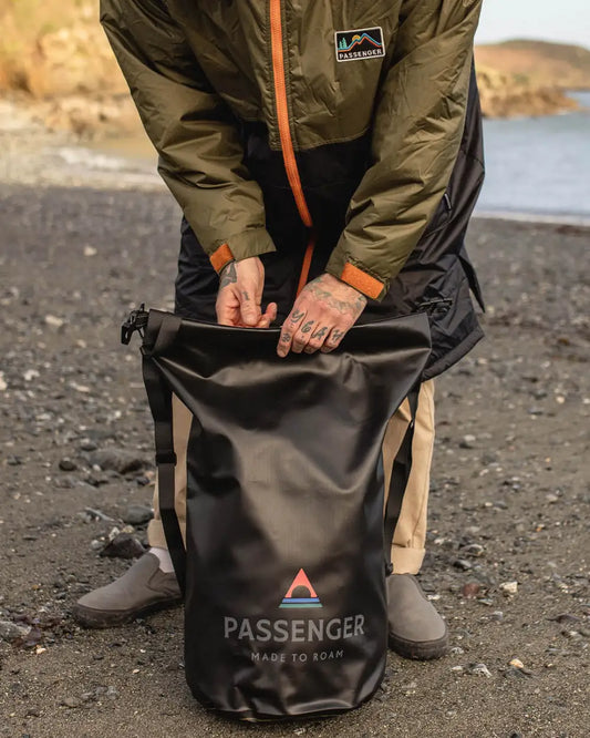 Tide 30L Recycled Dry Bag  - Black