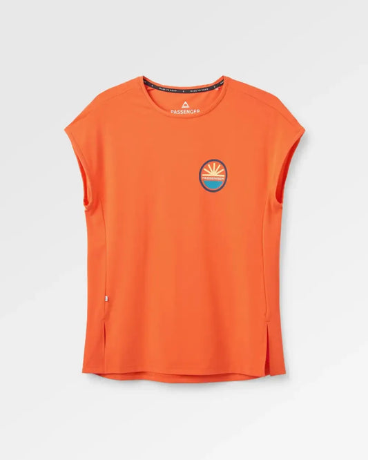 Chase The Light  Active T-Shirt - Ember Orange
