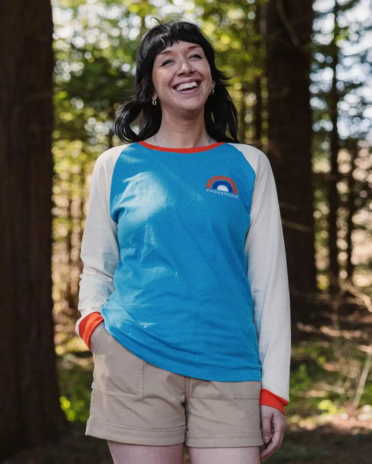 Riser Recycled Cotton LS T-Shirt - Bluejay