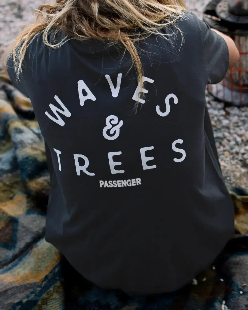 Penida Recycled Cotton T-Shirt - Black