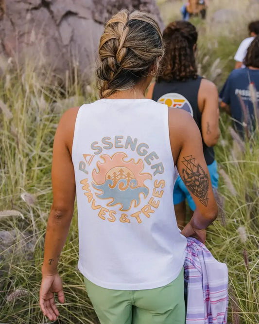Dune Women's Recycled Cotton Vest - White