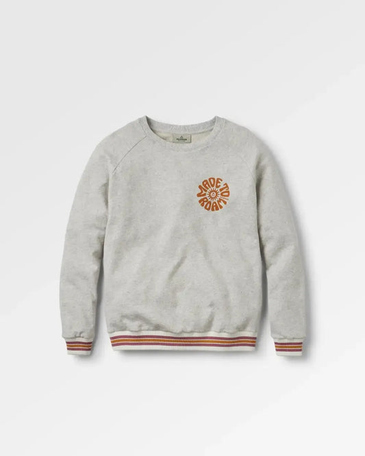 Fade Organic Cotton Sweatshirt - Light Grey Marl